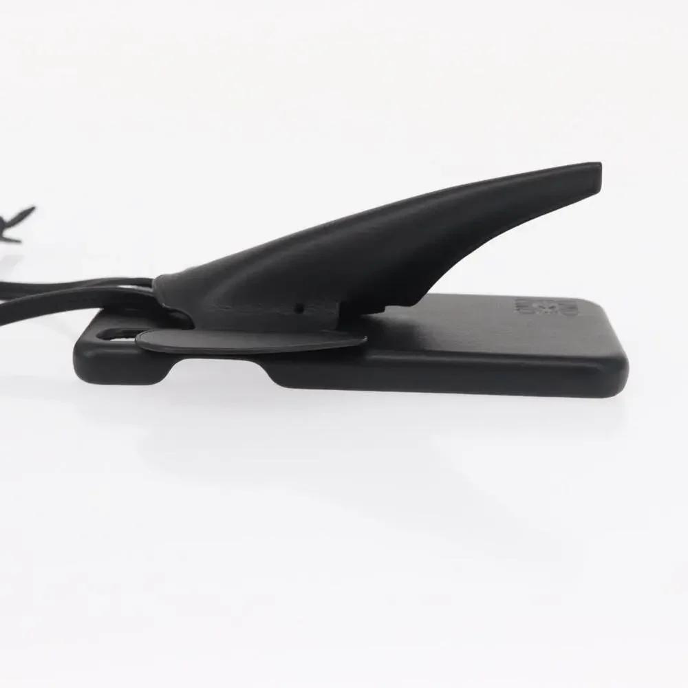 Loewe Leather Iphone Case Black